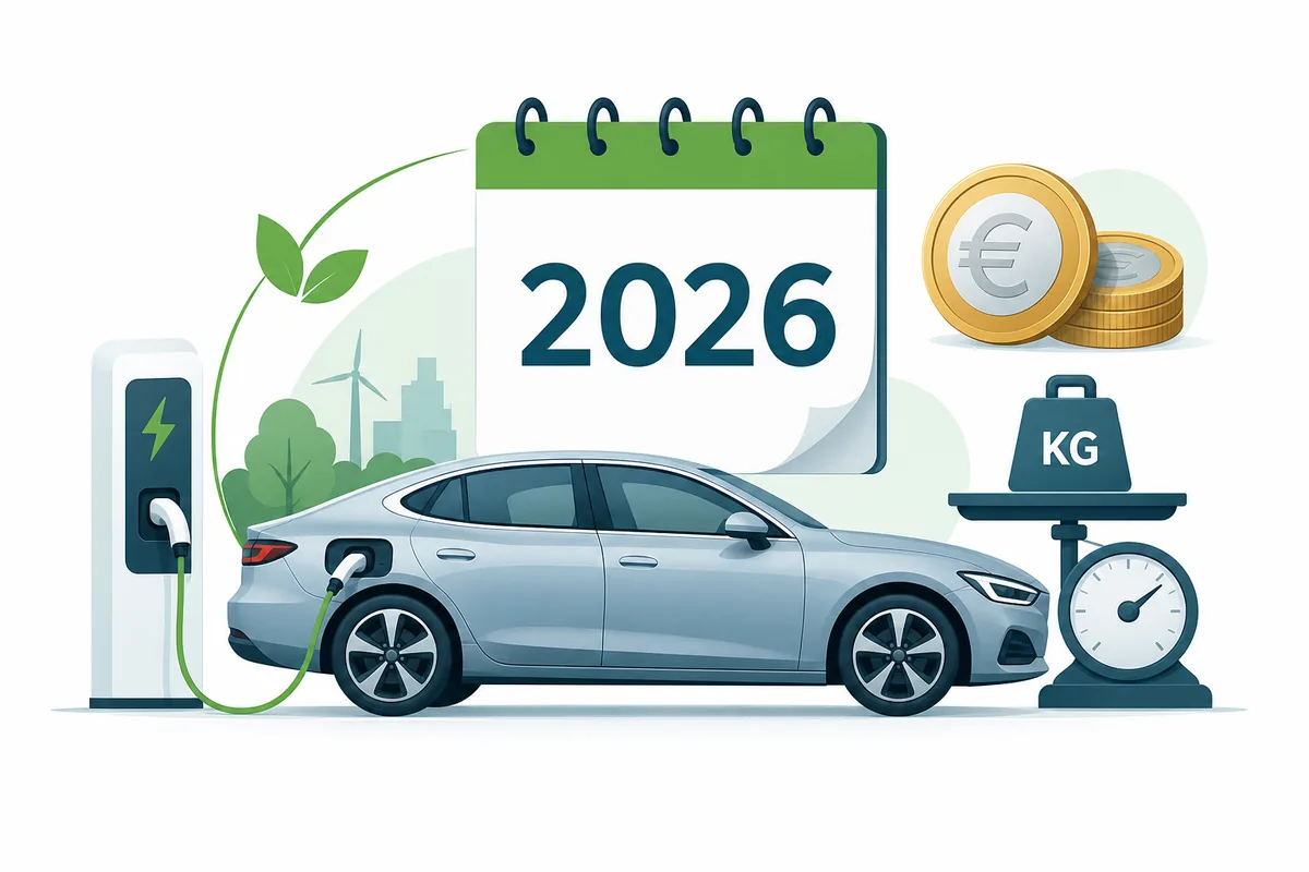 Plug-in hybride auto, kalender 2026, euro's en gewicht als factoren voor wegenbelasting